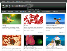 Tablet Screenshot of biomedfrontiers.org